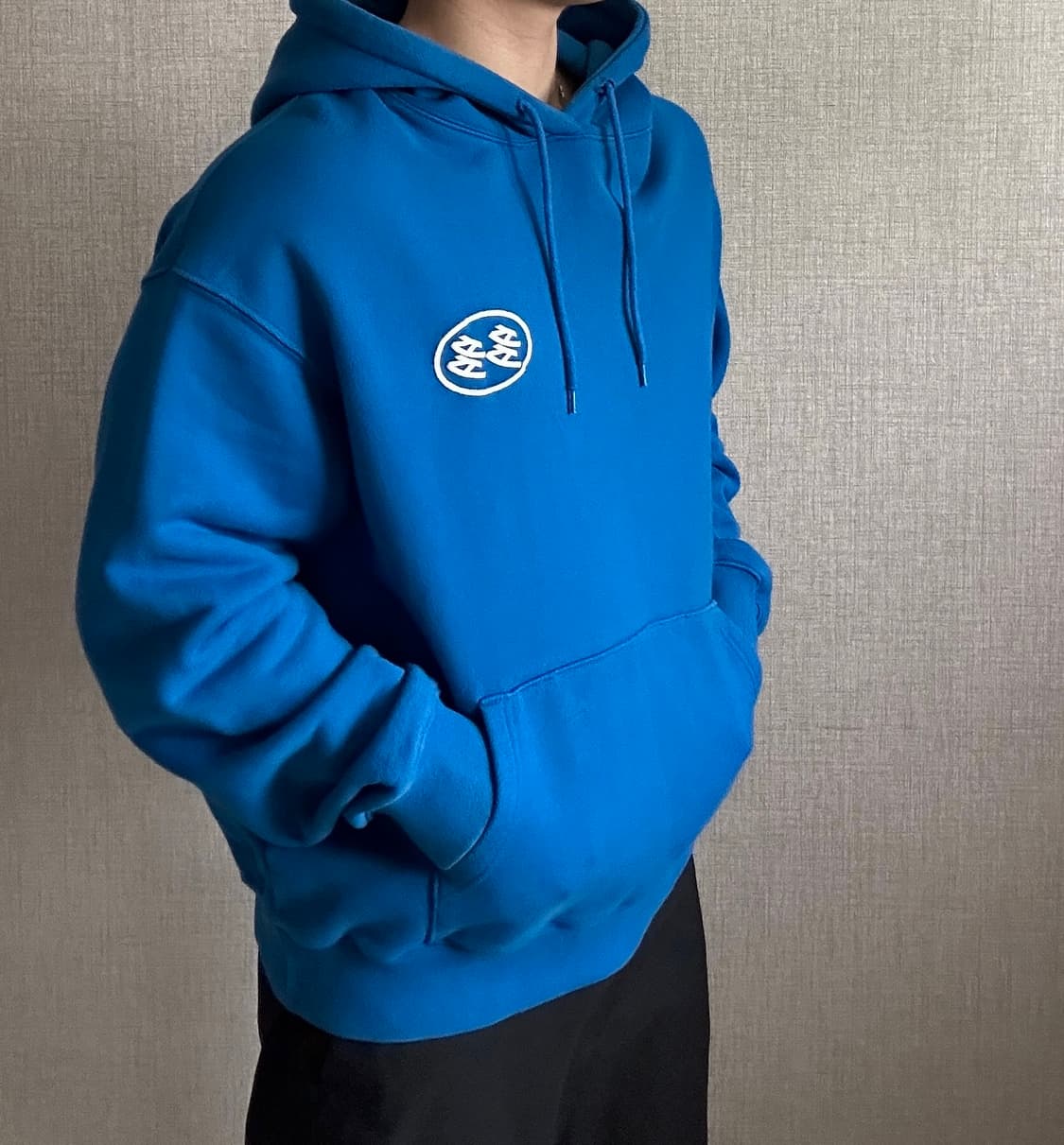 DADA 다다 서비스 블루 로고 후드티 3 상품이미지2