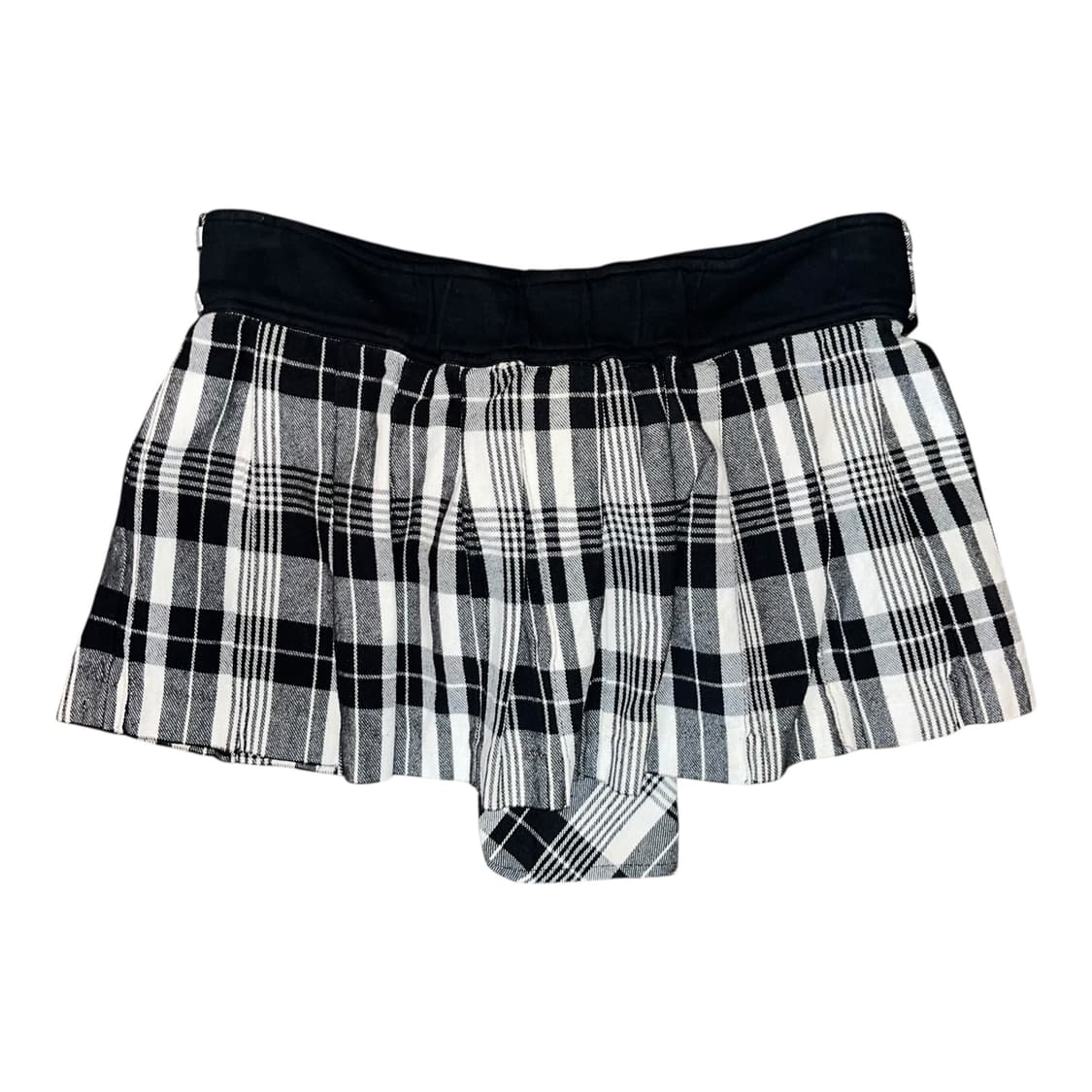 REAL MA*RS 리얼마즈 타탄체크 셔츠레이어드 밴딩 스커트 갸루y2k 상품이미지4