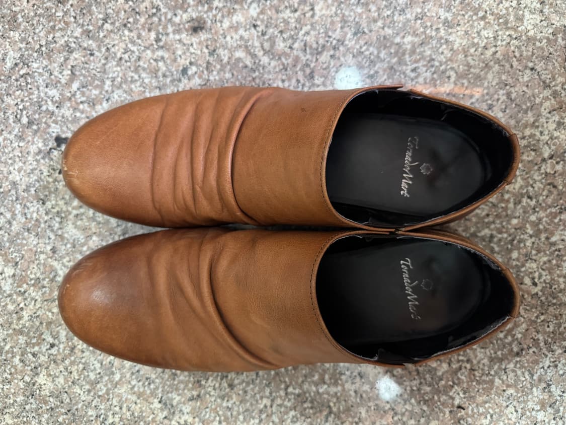 [오늘 밤까지 할인] 토네이도마트 드레이핑 레더 슈즈 상품이미지2