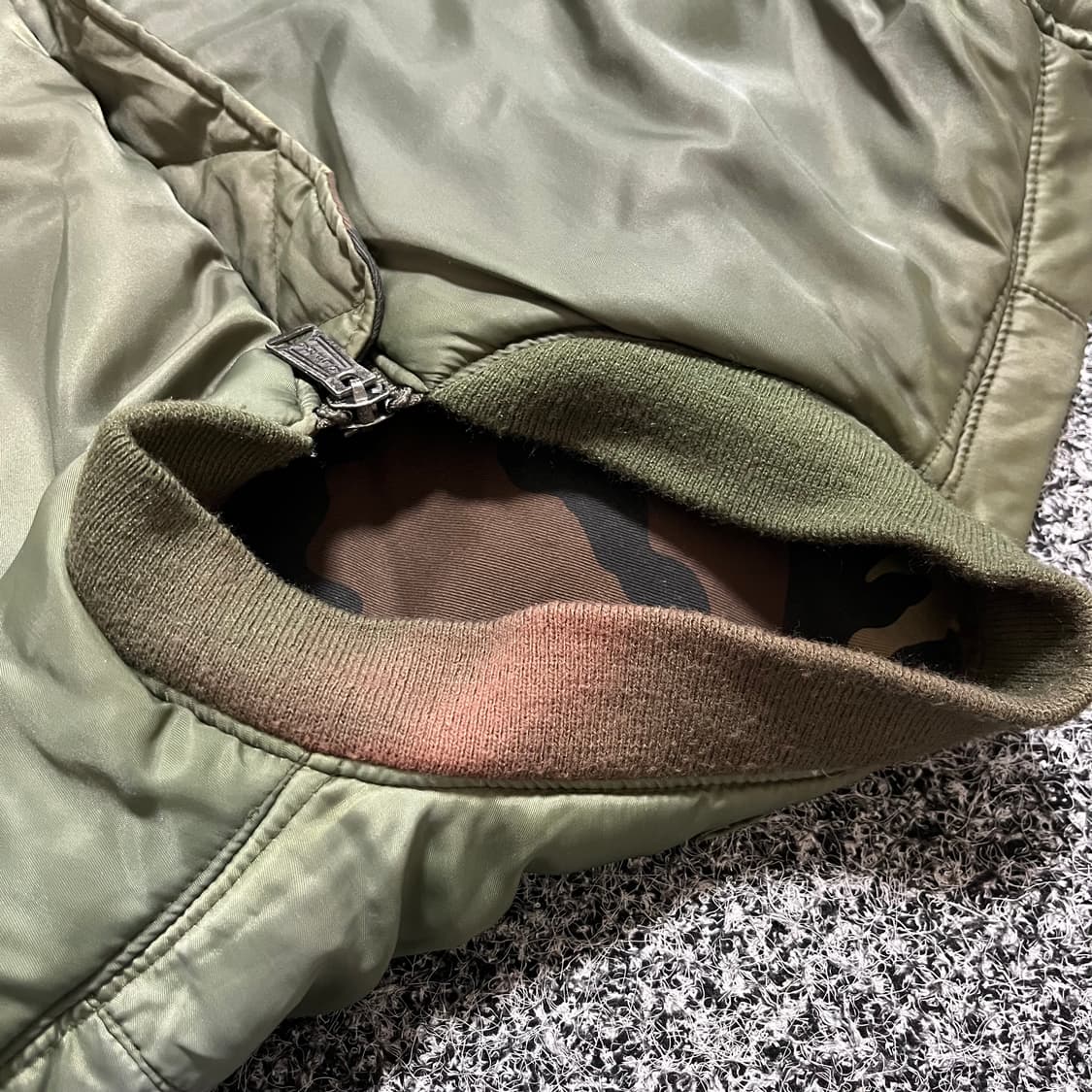 빈티지 알파인더스트리 리버시블 ma-1  상품이미지4