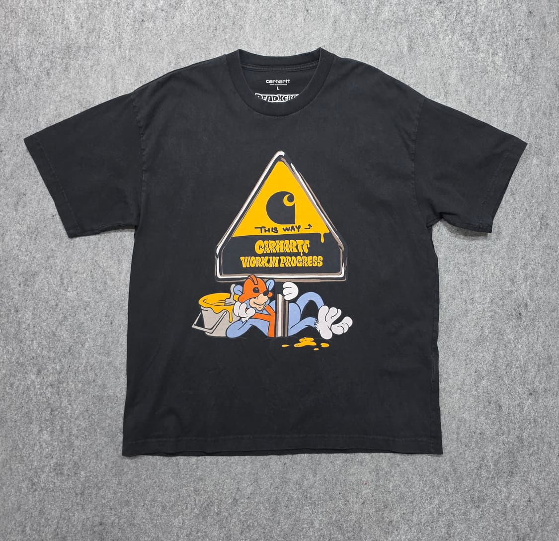 칼하트 WIP x 데드케밥 협업 워킹 온 잇 반팔티 L 상품이미지1