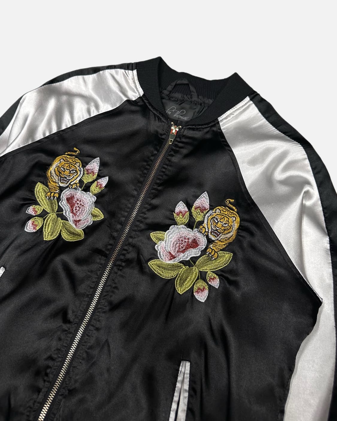 tiger embroidery black white sukajan 상품이미지3