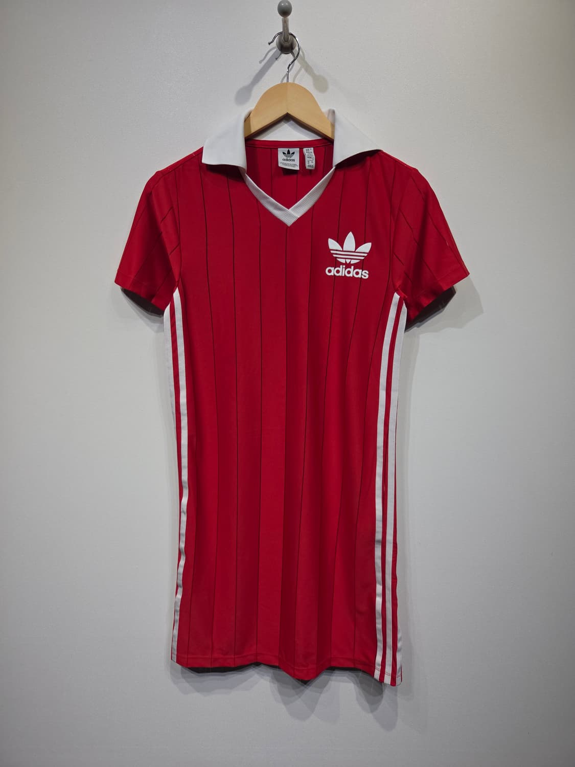 아디다스 오리지널스 3S 핀스트라이프 져지 원피스 상품이미지2