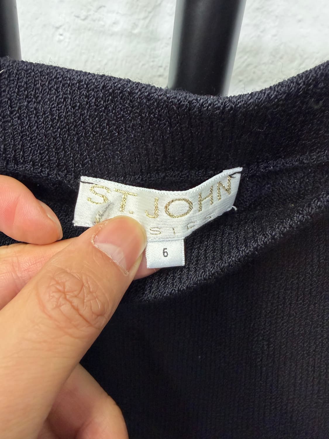 정품) ST.JOHN 센존 니트 스커트 6 상품이미지5