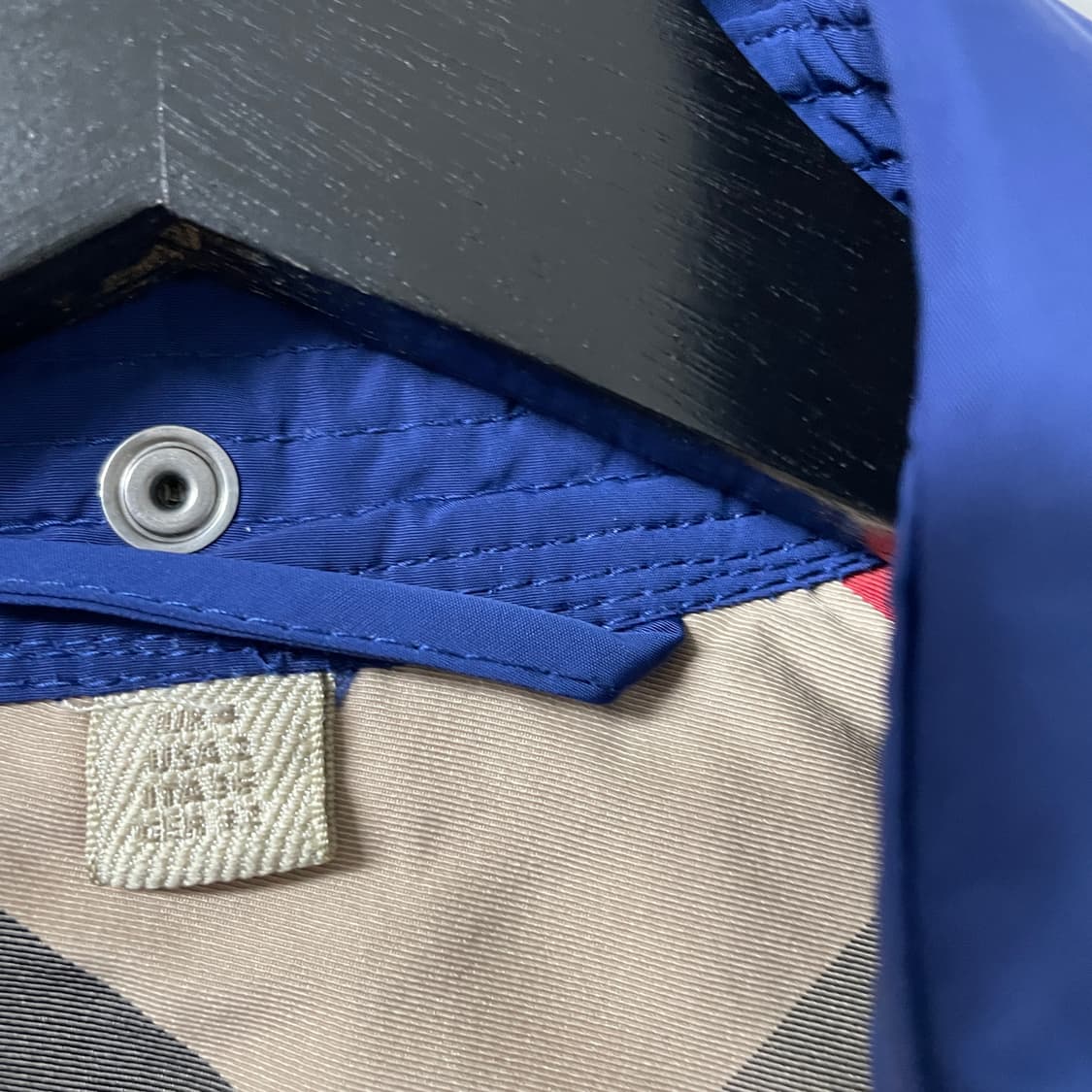 버버리 후드 야상 자켓 블루 4(W) 상품이미지7