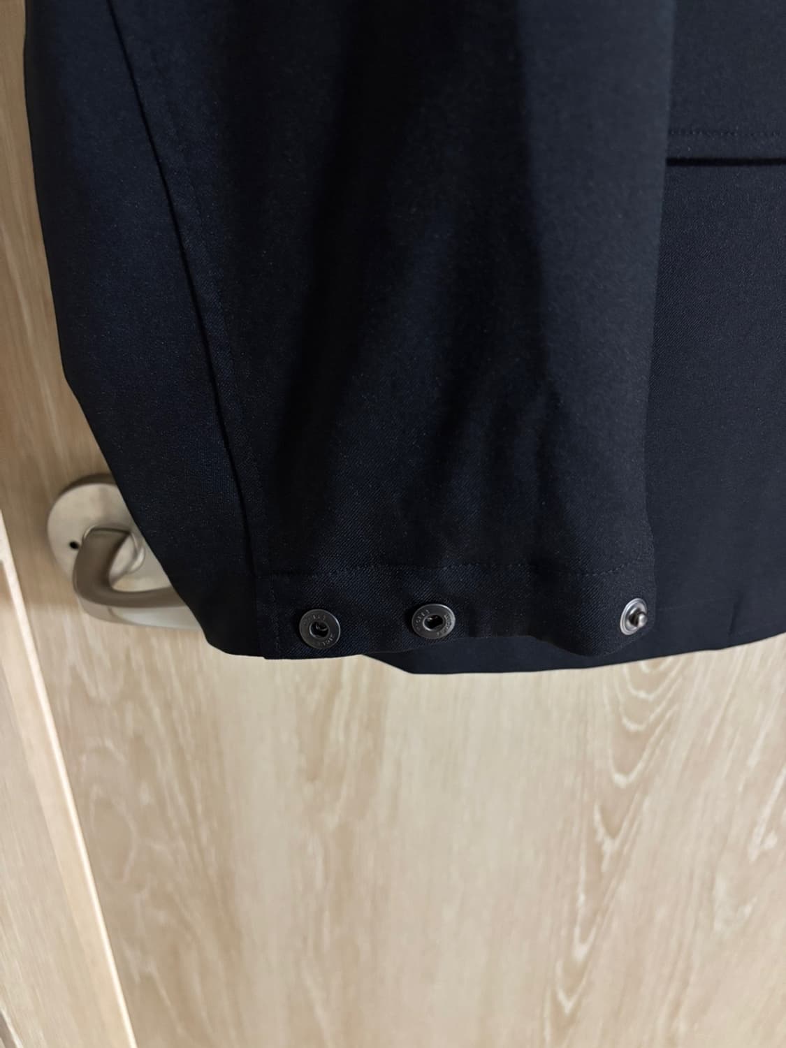 프레쉬서비스 24aw 오버사이즈 Wooly twill 자켓 블랙 L 상품이미지3
