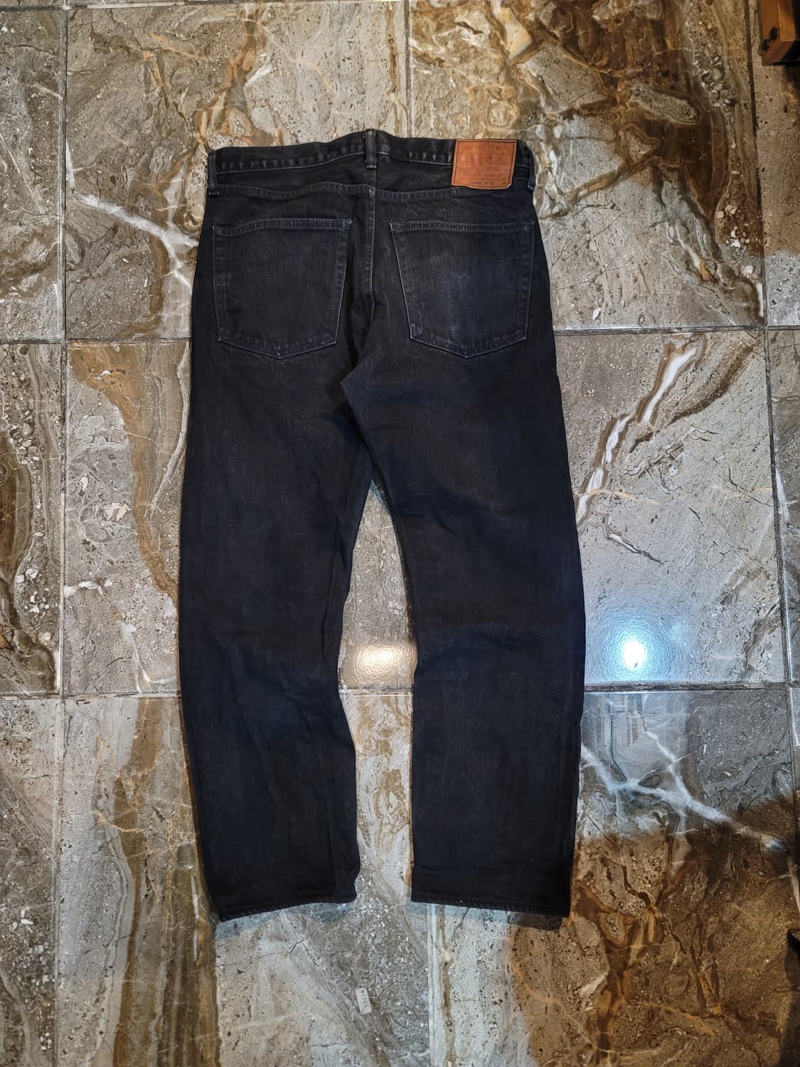 리얼맥코이 흑청 셀비지 데님팬츠  상품이미지2