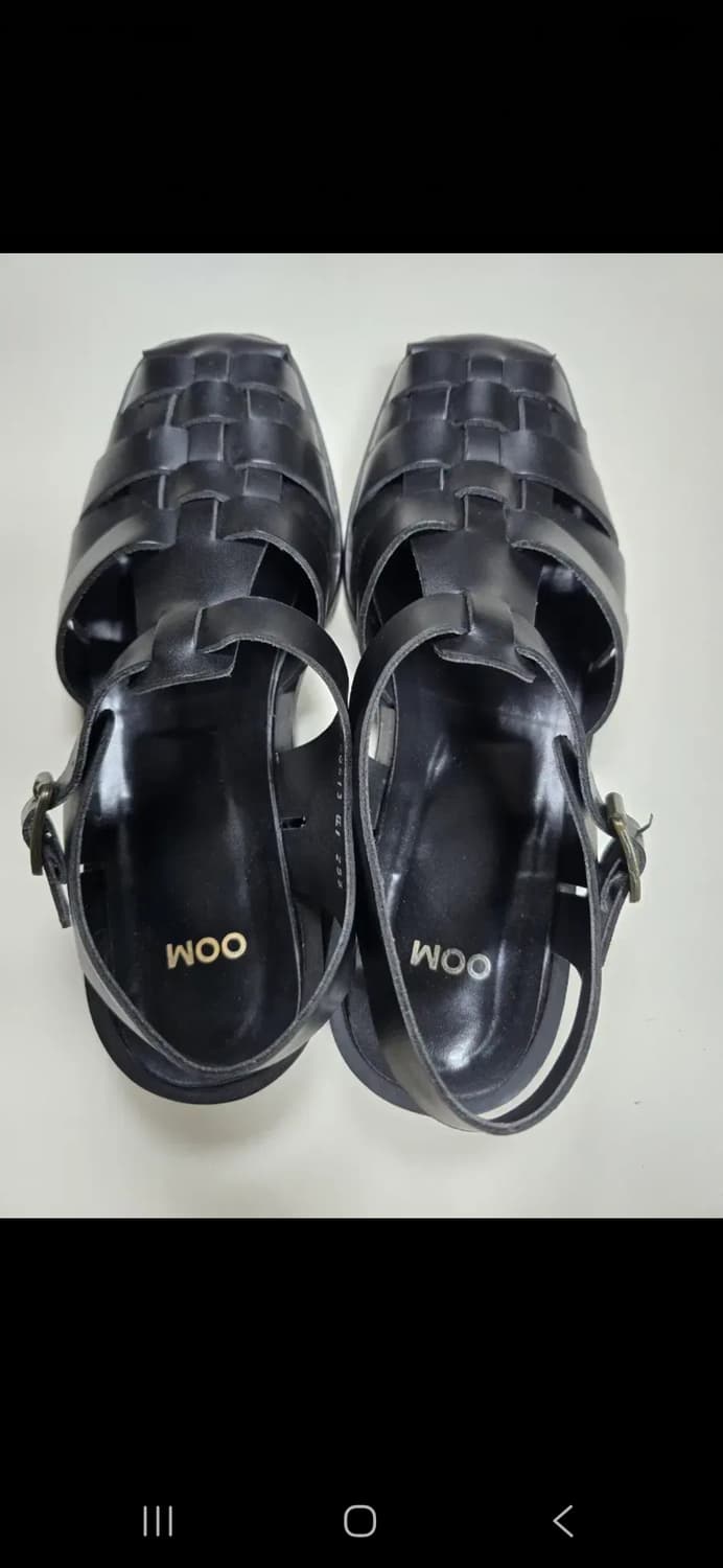 수제화 MOO 남성 가죽 샌들 (255) 상품이미지2