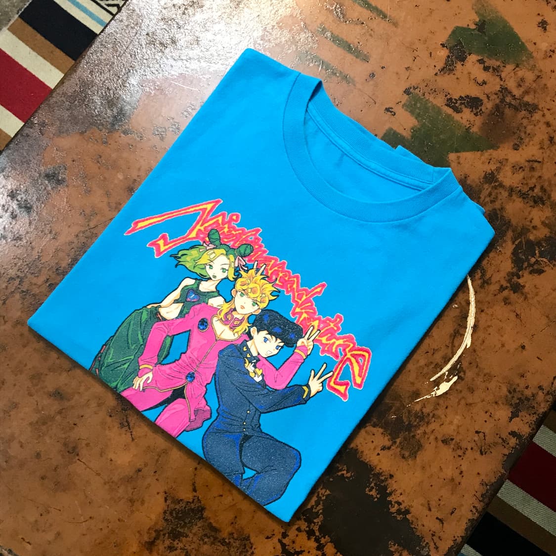 빈티지 죠죠 애니메 숏 슬리브 남성 105 사이즈 상품이미지1