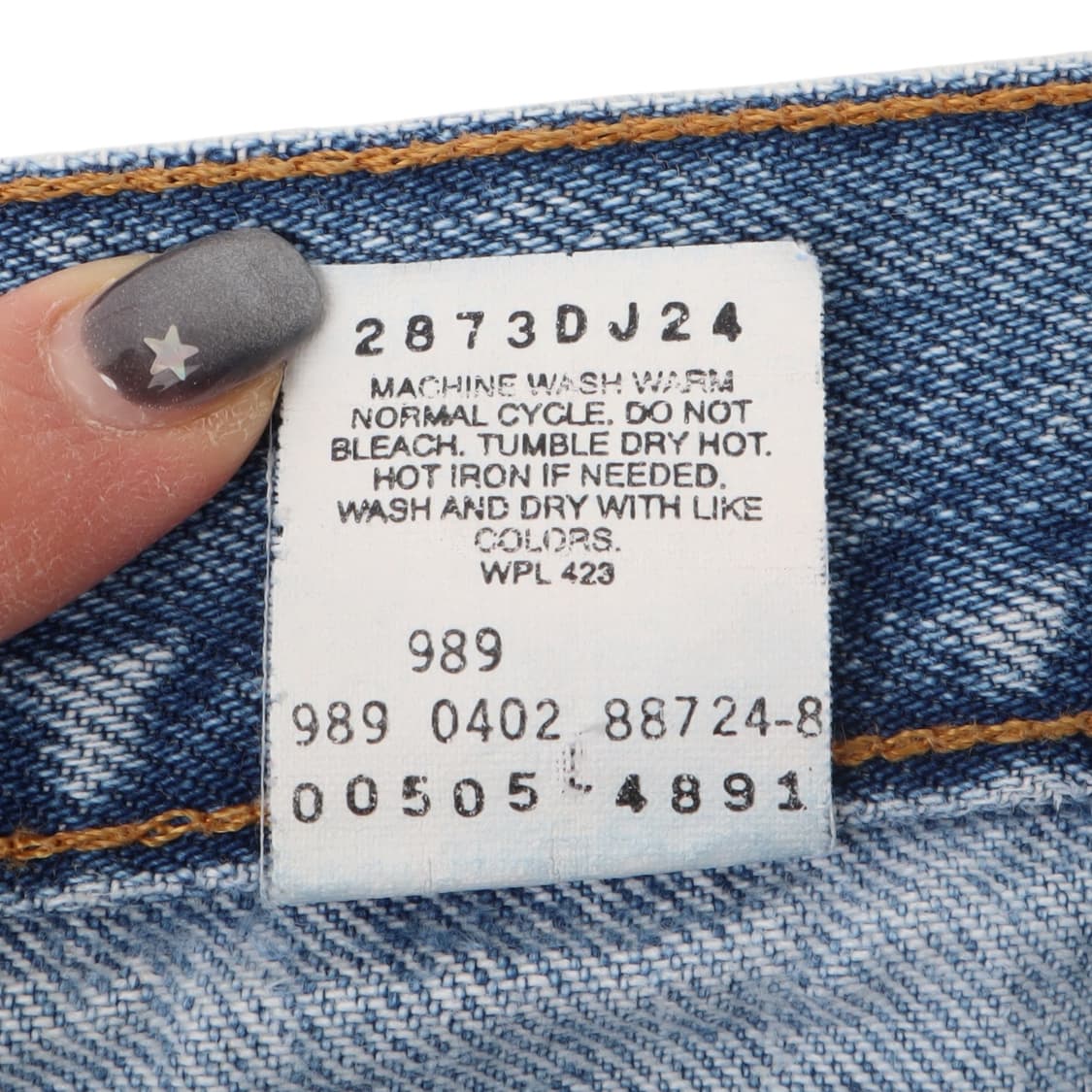 리바이스 505 레귤러핏 스트레이트 레그 데님팬츠 상품이미지9