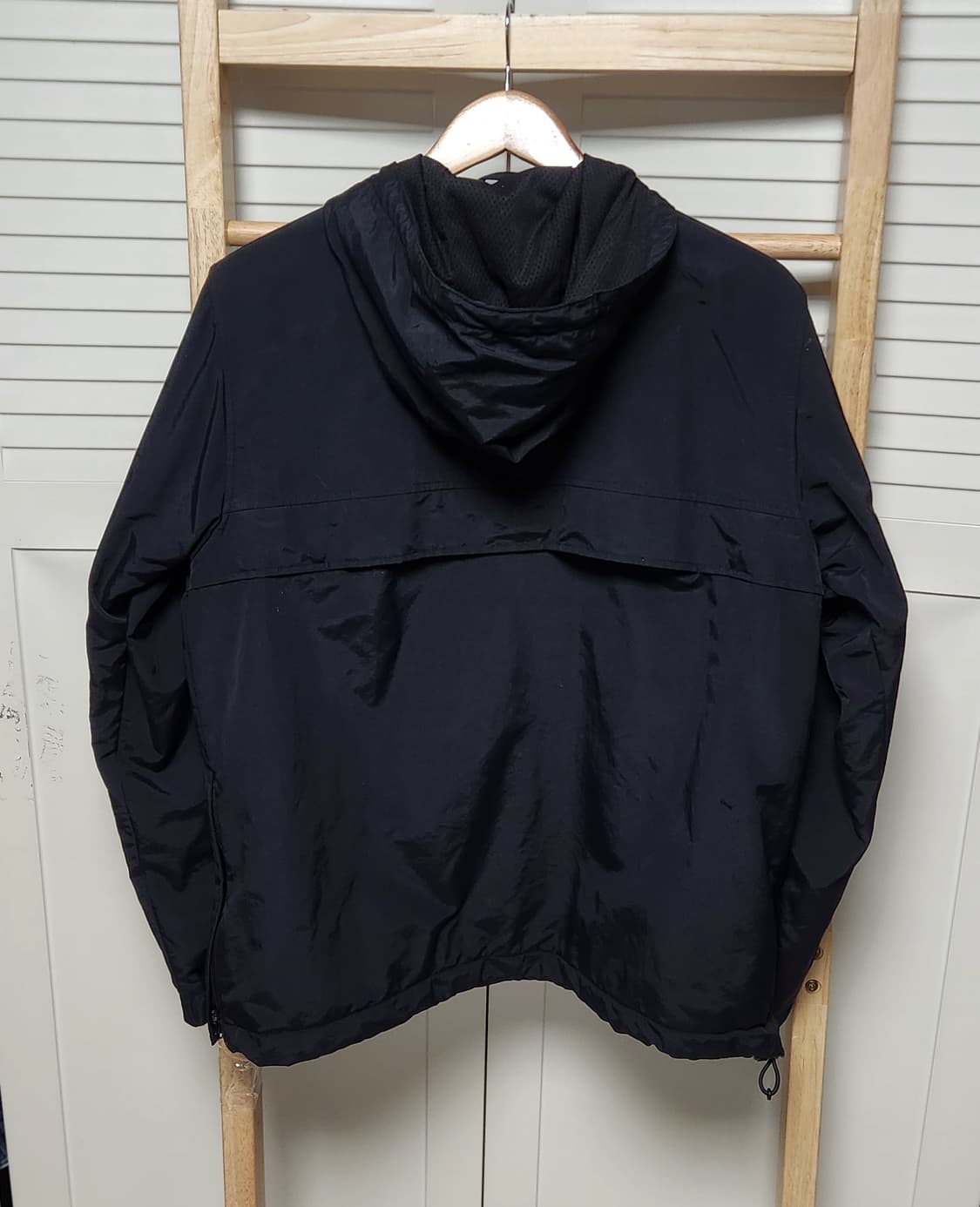 칼하트 WIP 풀오버 아노락 바람막이 후드 자켓 블랙 상품이미지4