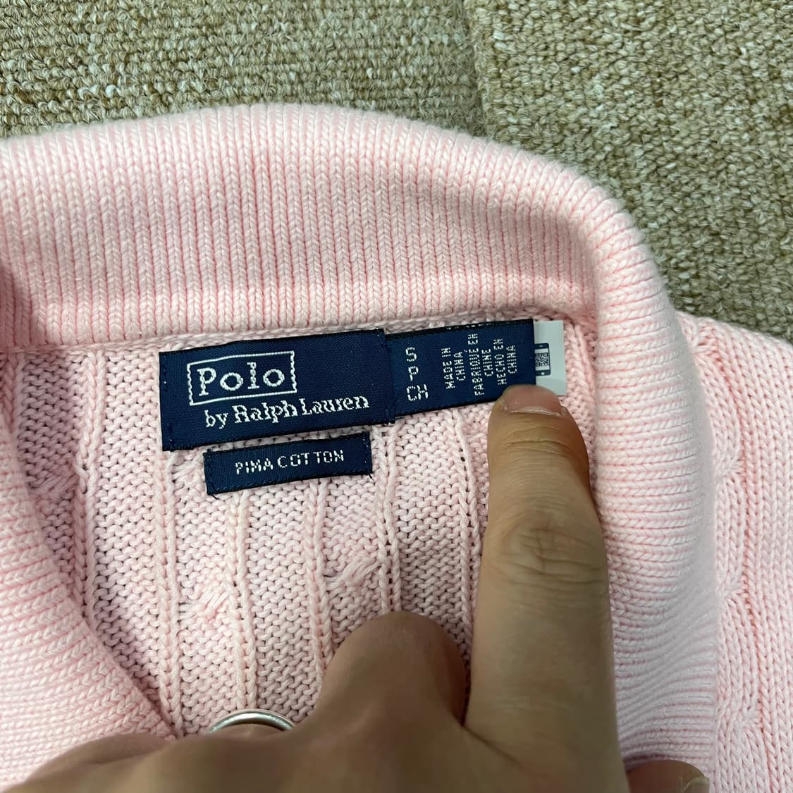 신형 폴로 랄프로렌 꽈배기 가디건 상품이미지6