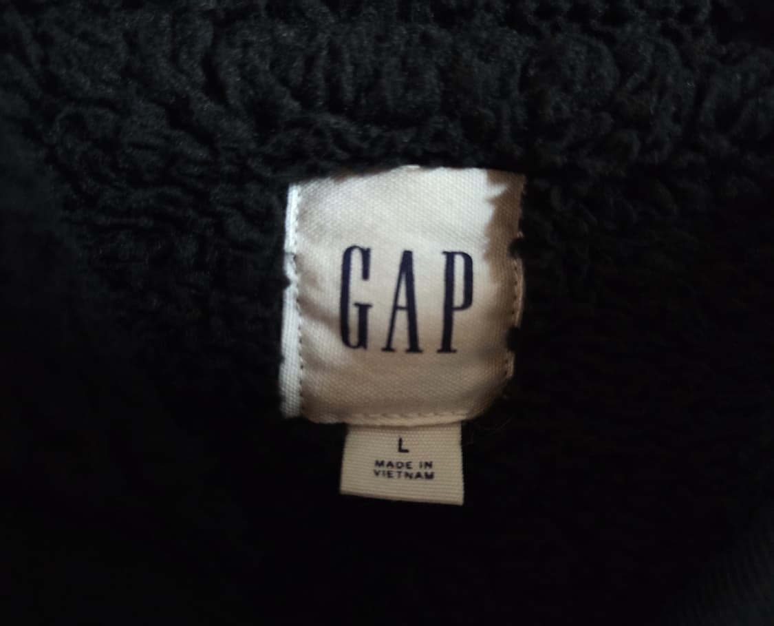갭 GAP 보아털 블랙 후드집업
 상품이미지5