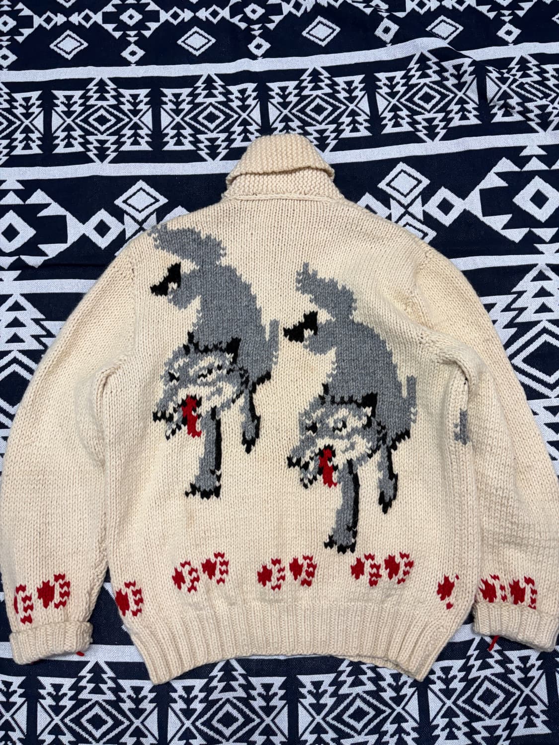 1950‘s Wolf Cowichan 늑대 코위찬 XXL 상품이미지2