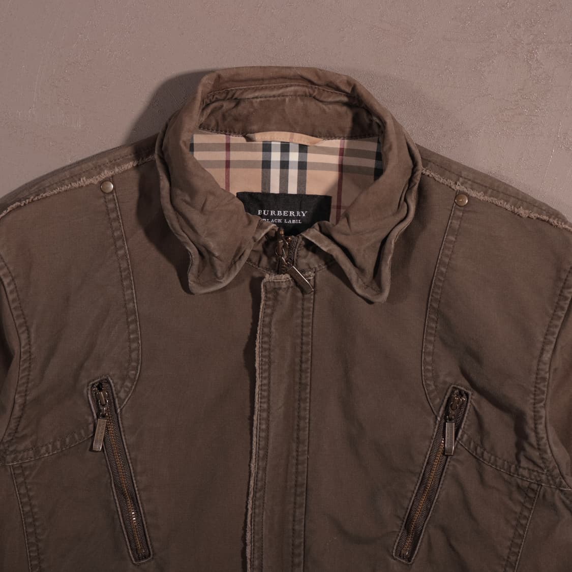 버버리 블랙라벨 데님 라이더 집업자켓 상품이미지2