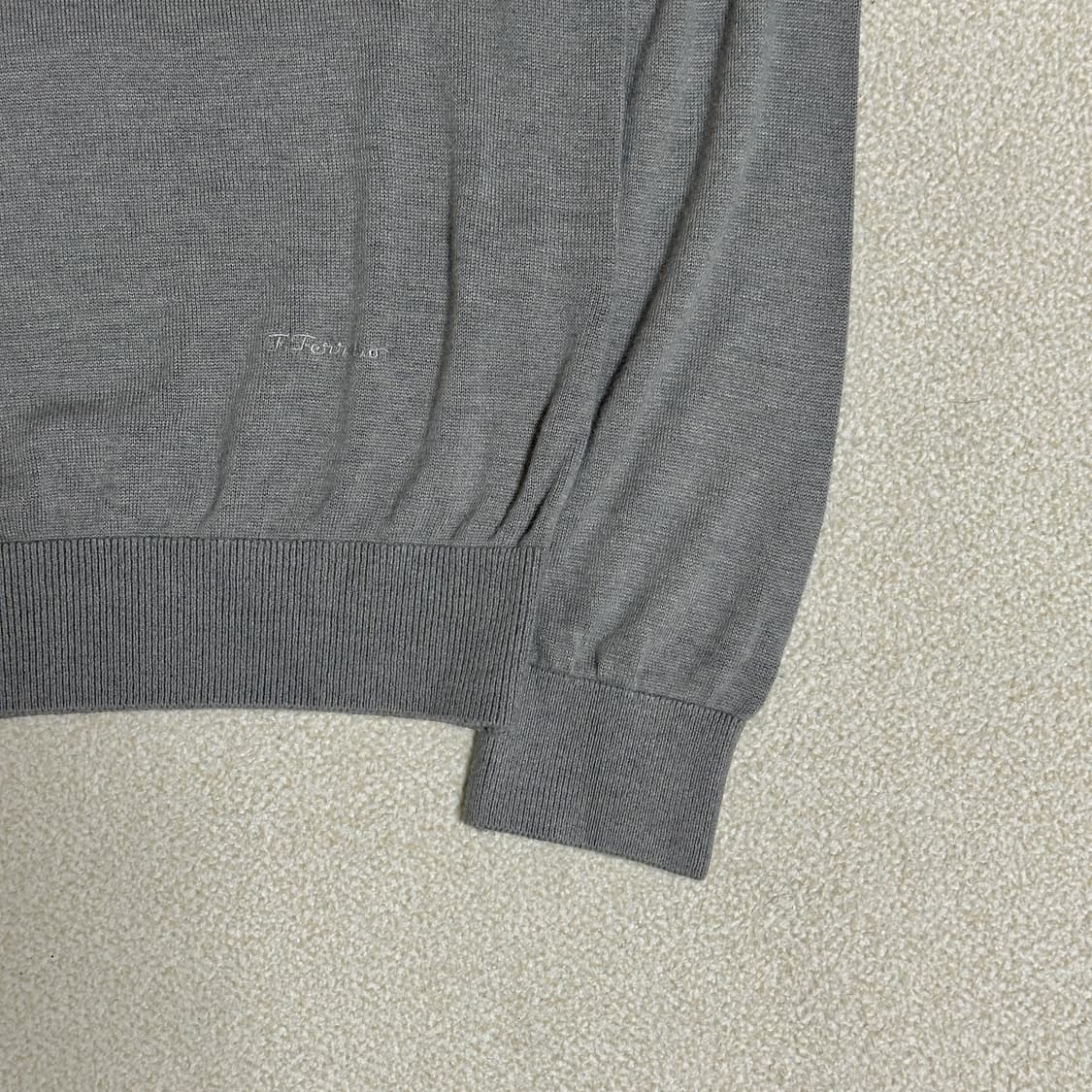 프랑코 페라로 롱터틀 무지 스웨터 상품이미지4