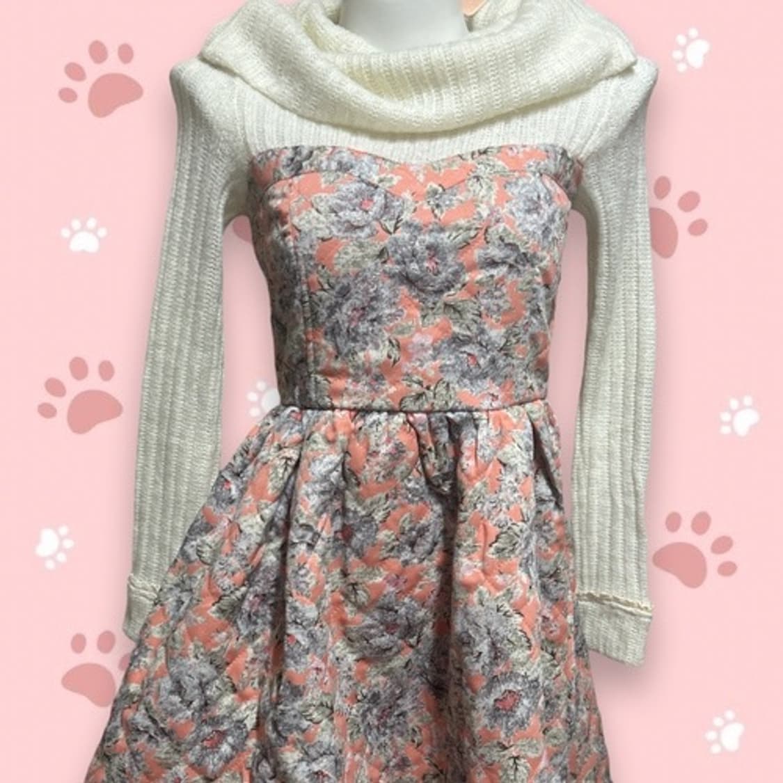 Liz lisa padding knited ops 상품이미지3