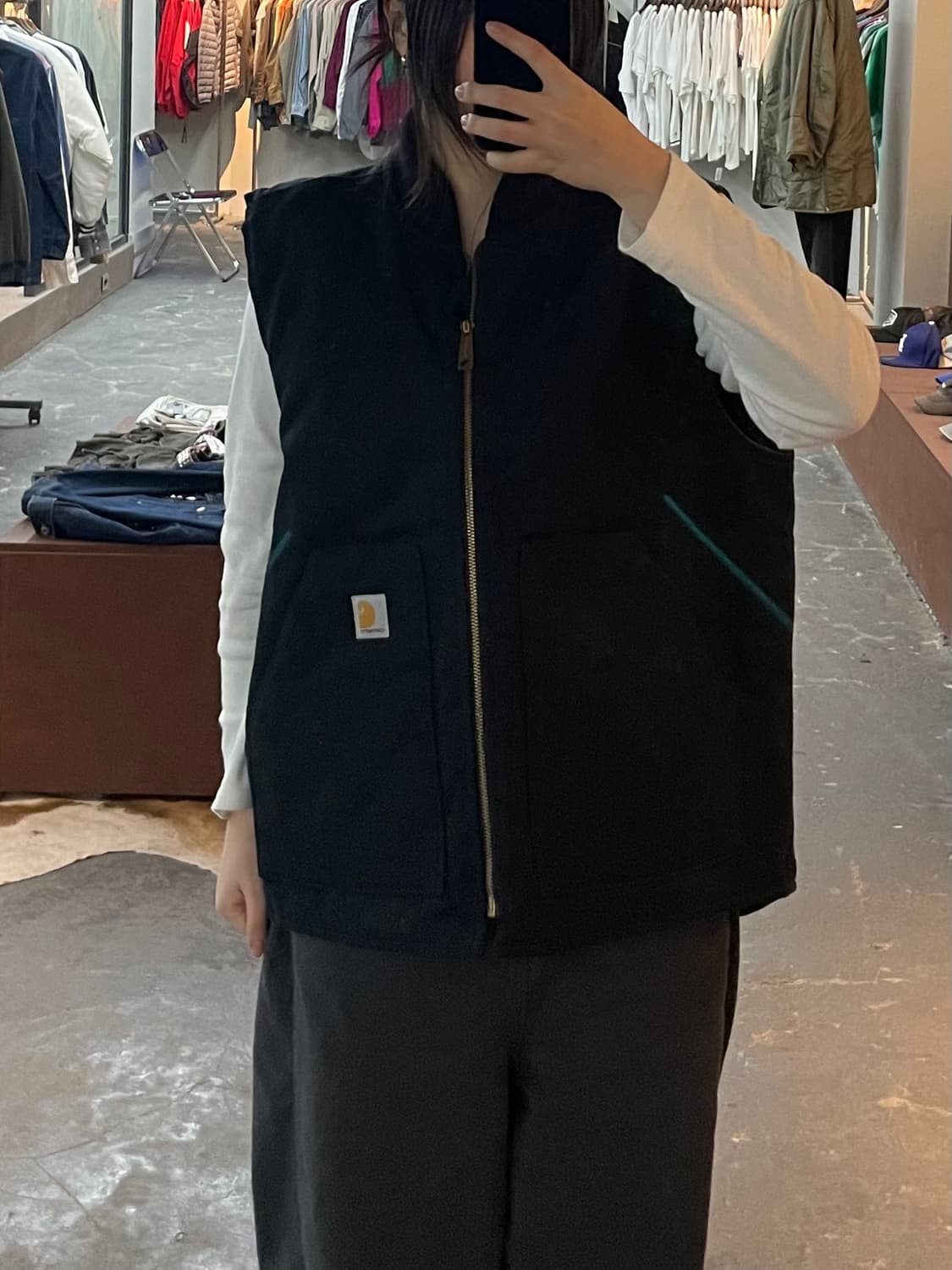 칼하트 캔버스 워크 베스트 H2142 상품이미지1