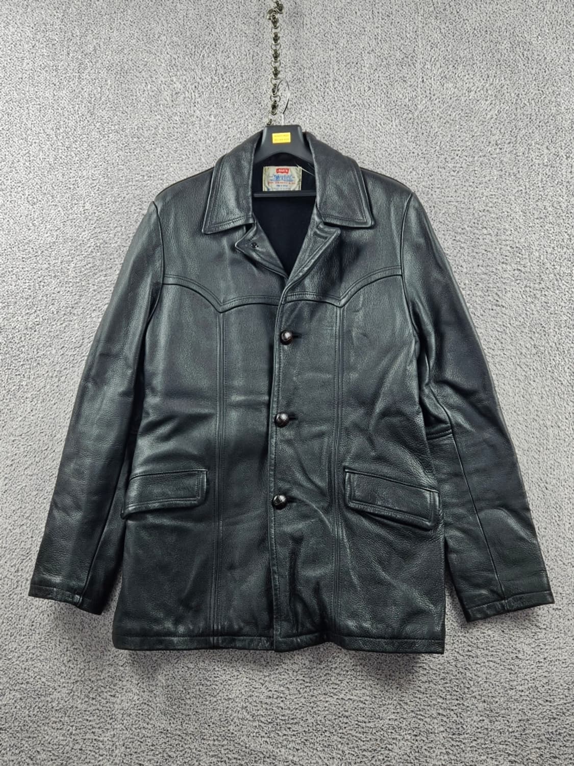 90's 리바이스 소가죽 카우레더 웨스턴 카코트 ( XL )/ 10885 상품이미지1