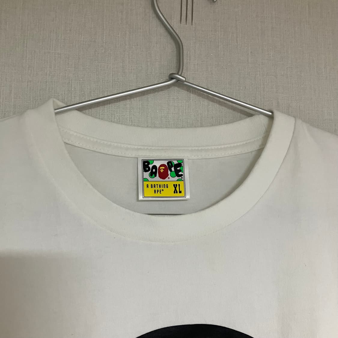 [XL] 베이프 하트 베이비 마일로 티셔츠 화이트 상품이미지2