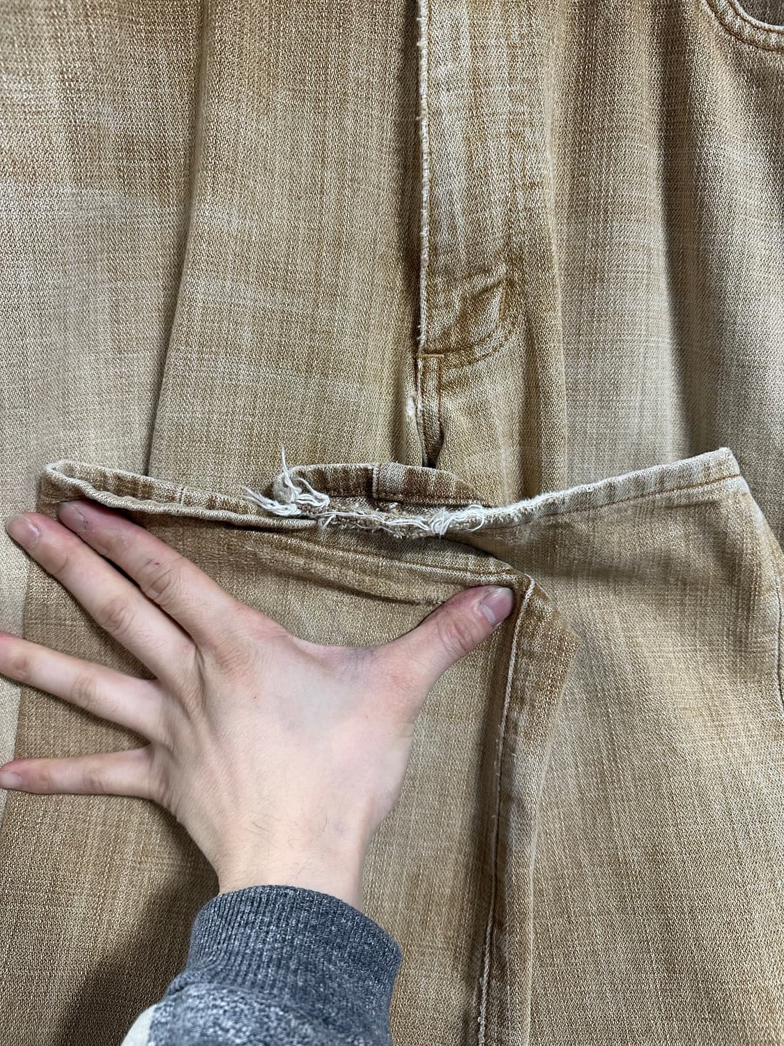 랭글러 워시드 데님 팬츠 상품이미지3