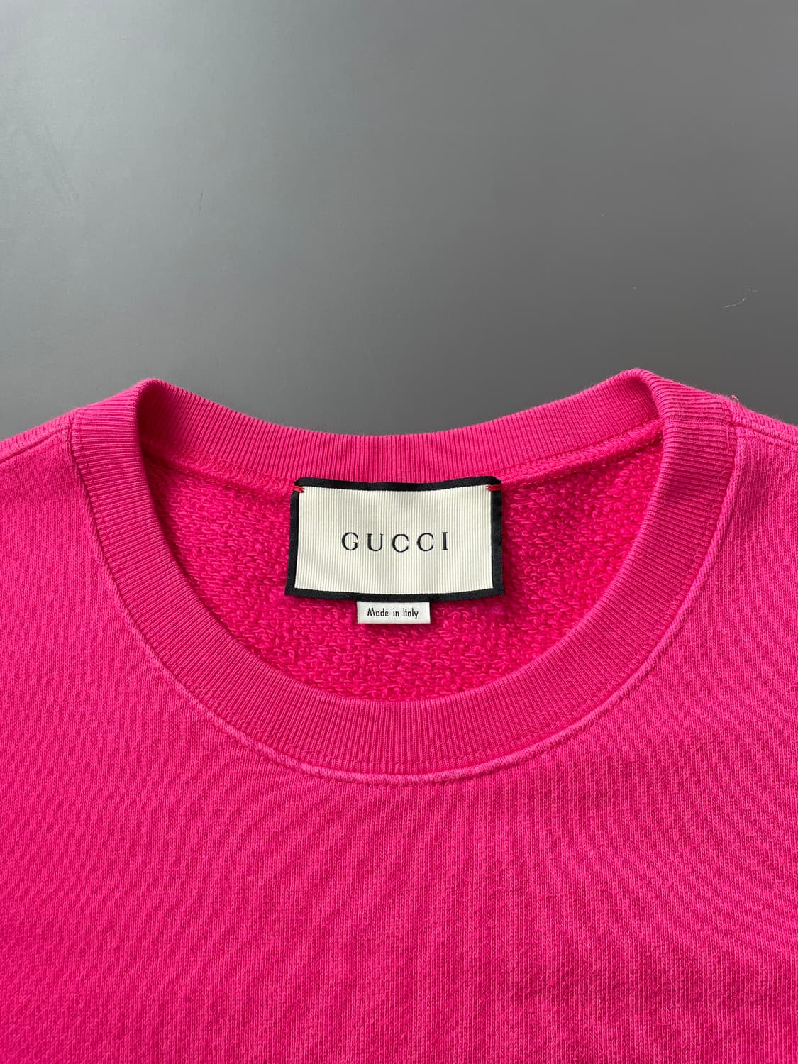 [XS] GUCCI 구찌 여성 푸시아 LOVED 스웻셔츠 맨투맨 상품이미지10