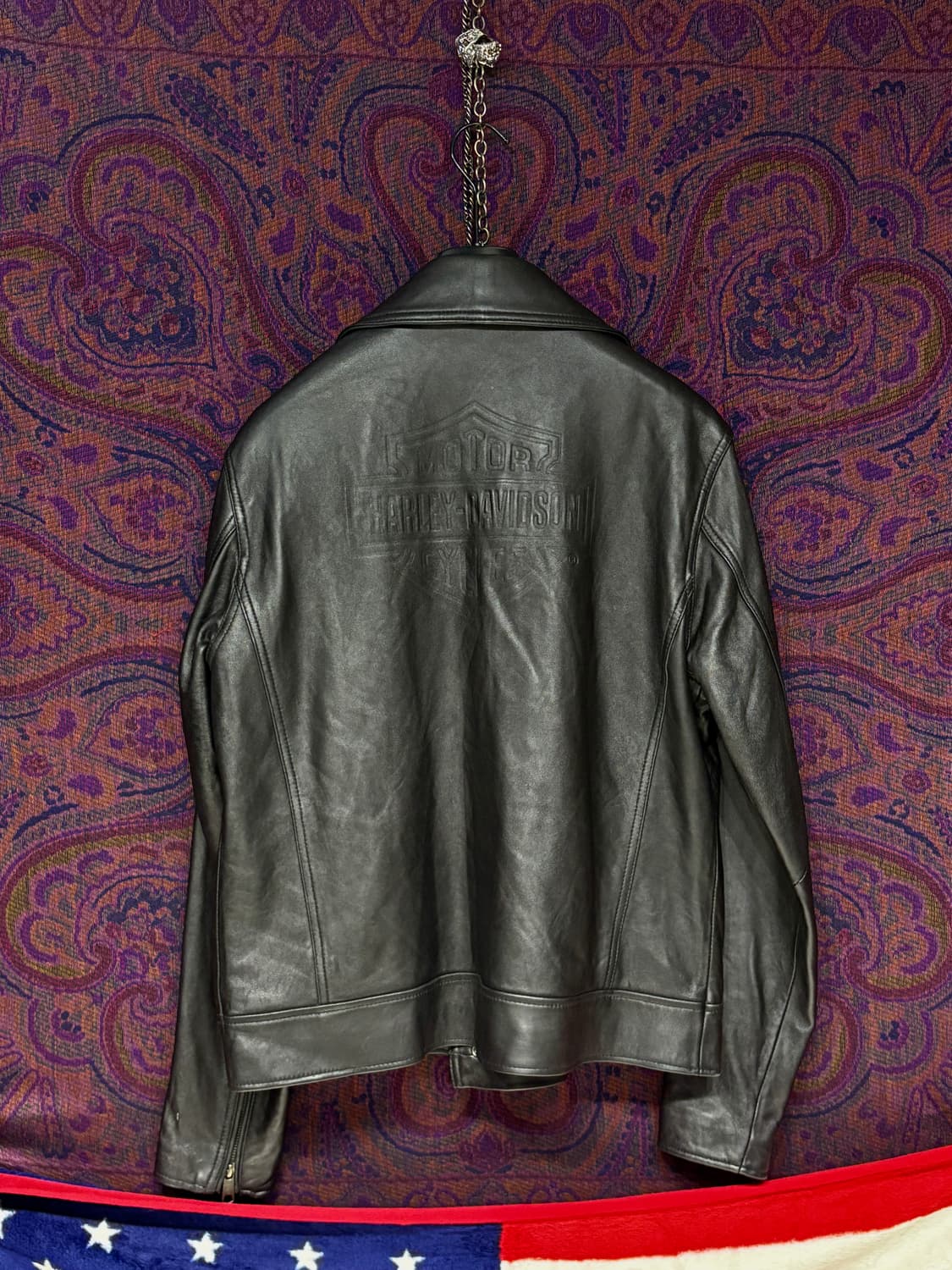 할리데이비슨 더블 라이더 가죽자켓  상품이미지8