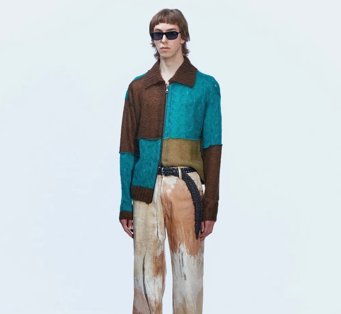 앤더슨벨 마테일라 모헤어 가디건 L 상품이미지1