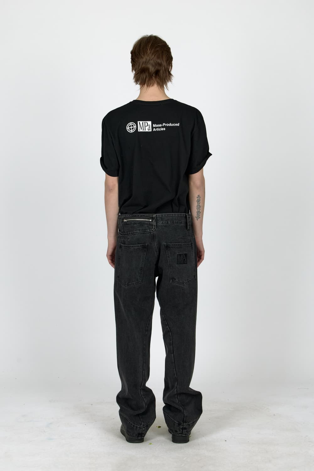 MPa DRIFT DENIM PANTS (BLACK) 상품이미지2