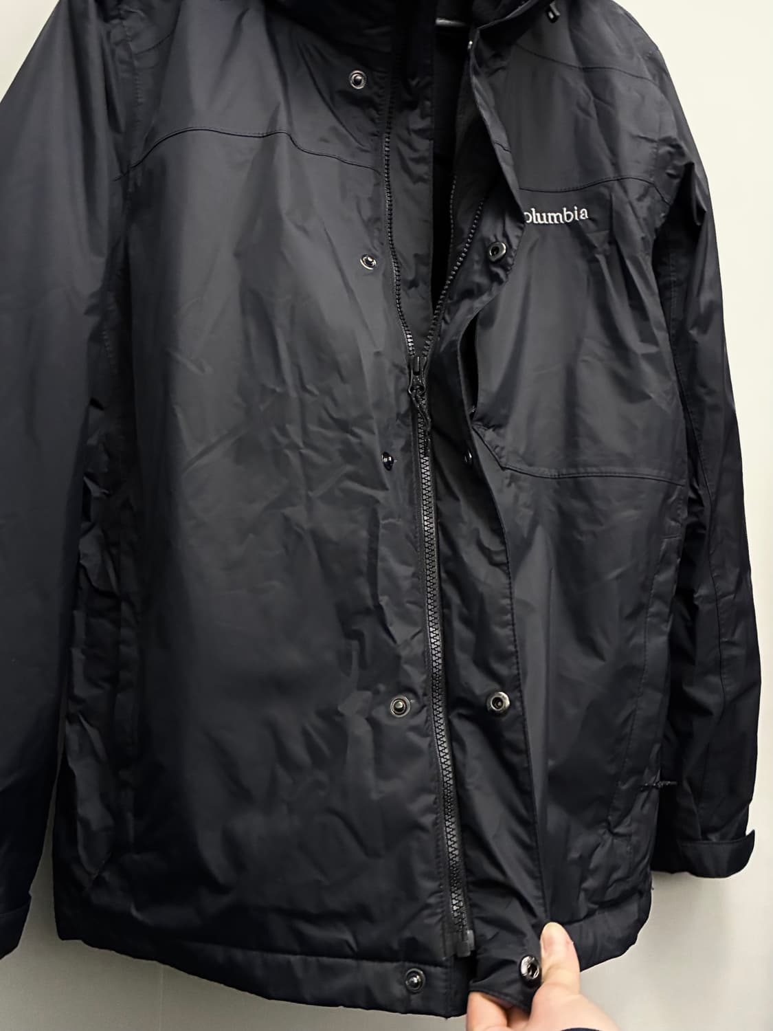 (M~L)컬럼비아 2 in 1 팁톤 피크 옴니테크 플리스 바람막이 점퍼 상품이미지6