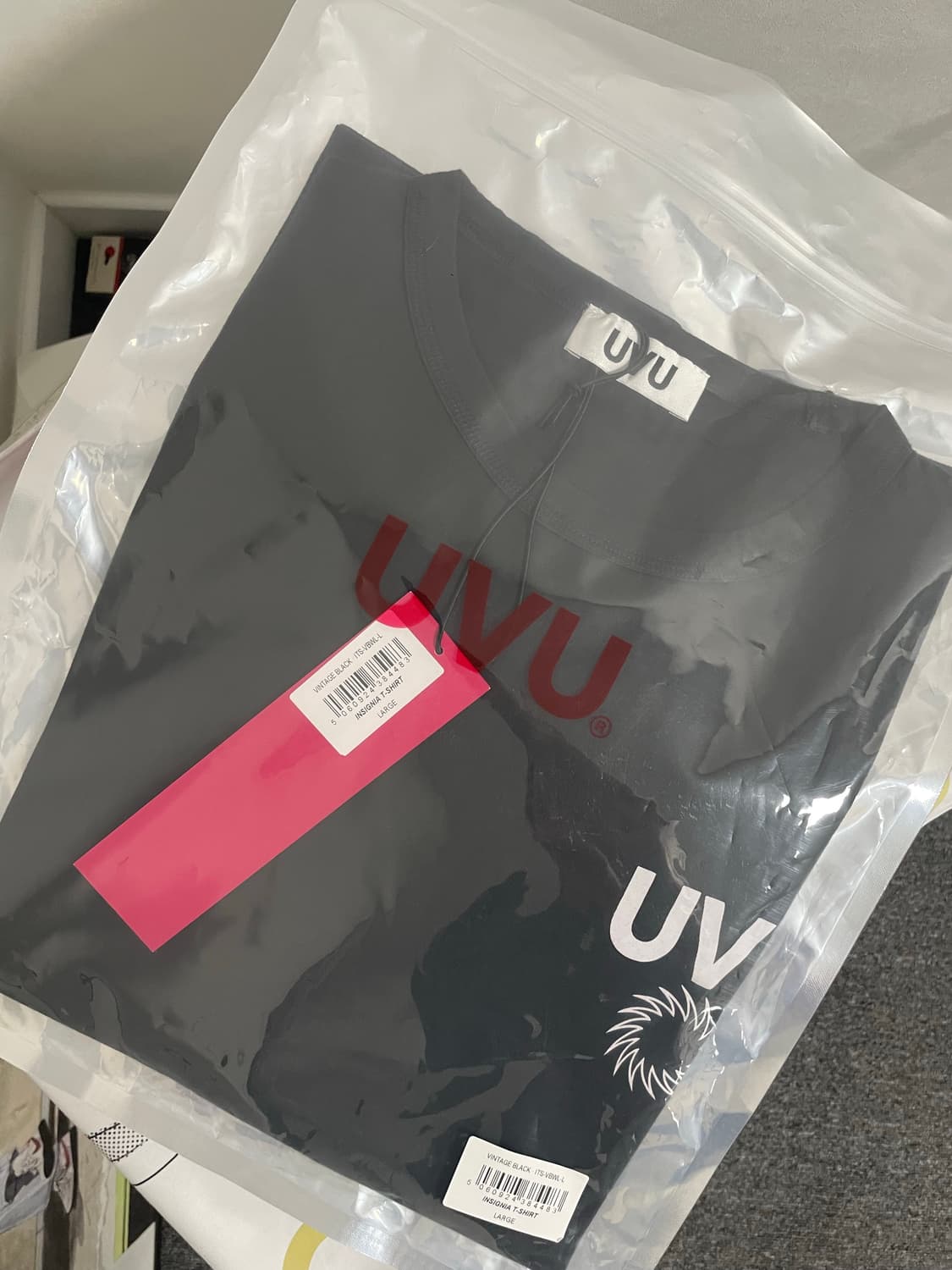 uvu 인시그니아 티셔츠 블랙 L 상품이미지1