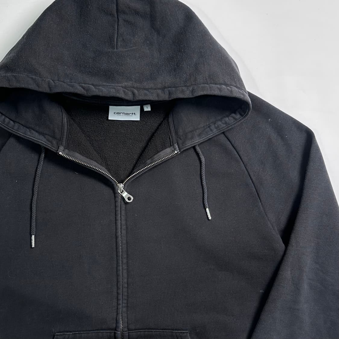 칼하트 블랙 후드집업 상품이미지4
