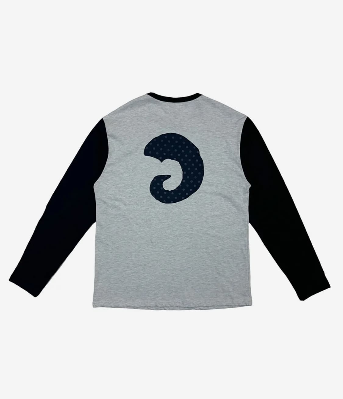 탄산마그네슘 혼 아플리케 배색 롱슬리브 상품이미지1