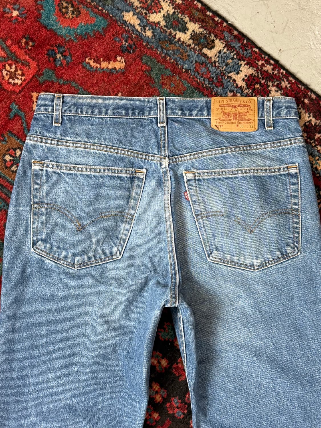 90's USA Made 빈티지 리바이스 517 오렌지탭 부츠컷 상품이미지6