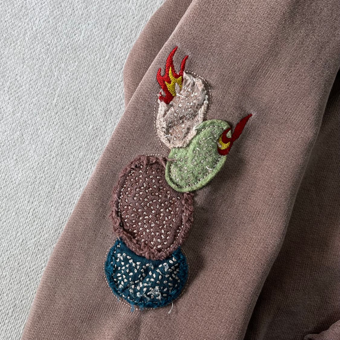 105 조던 x 트래비스 스캇 앤티크 브라운 후드티 상품이미지5