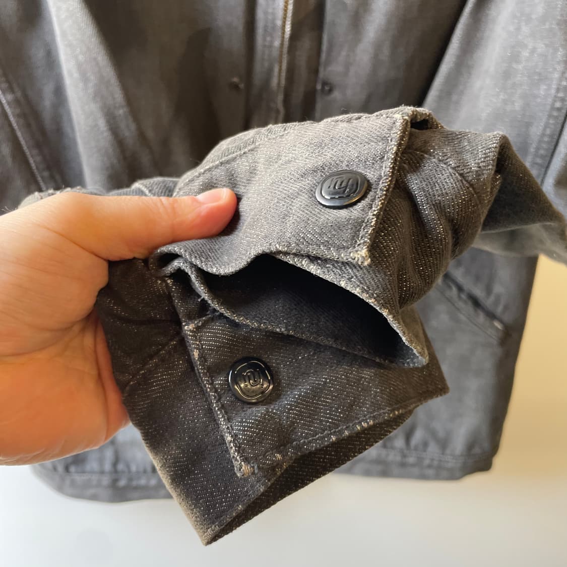 02s 네이버후드 흑청 데님자켓 상품이미지7