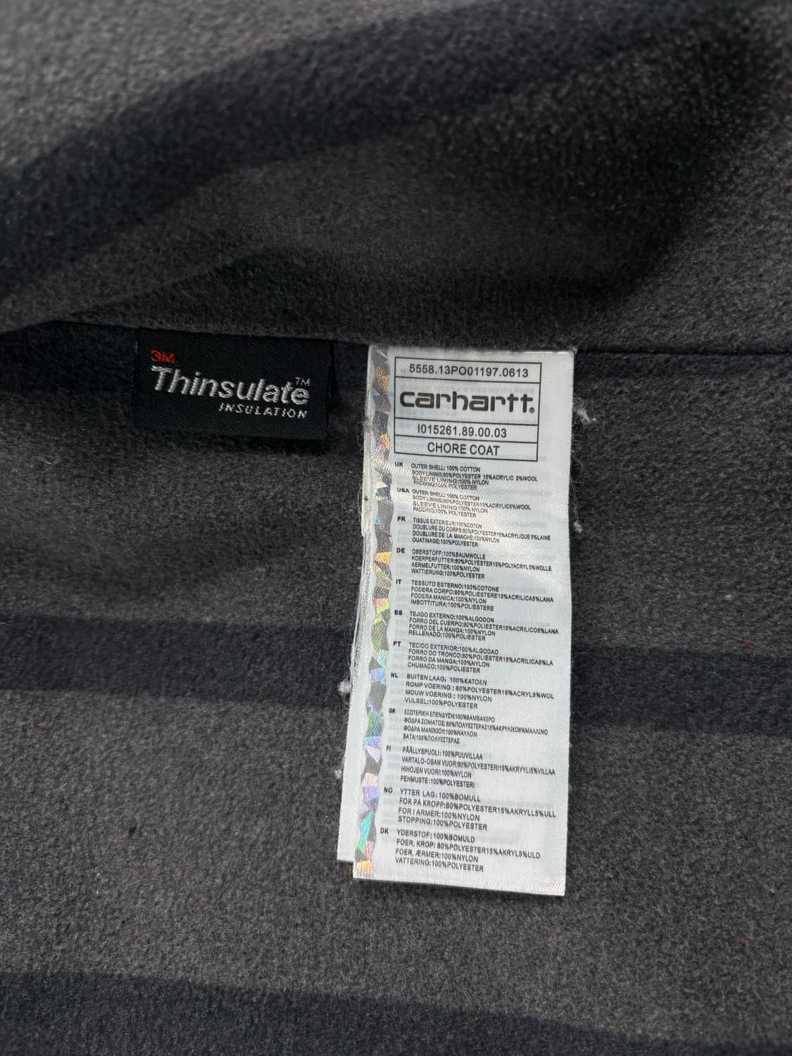 Carhartt Thinsulate Chore Coat 상품이미지5