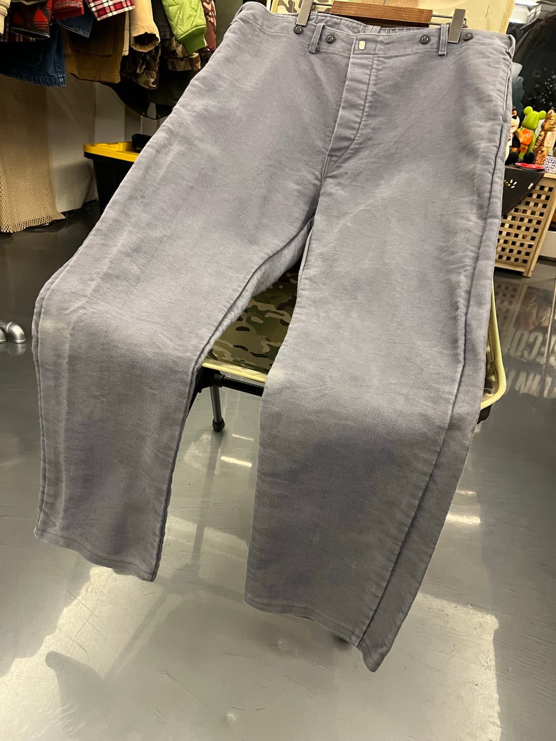 SUN FADED VINTAGE MOLESKIN 그레이몰스킨워크팬츠 상품이미지6