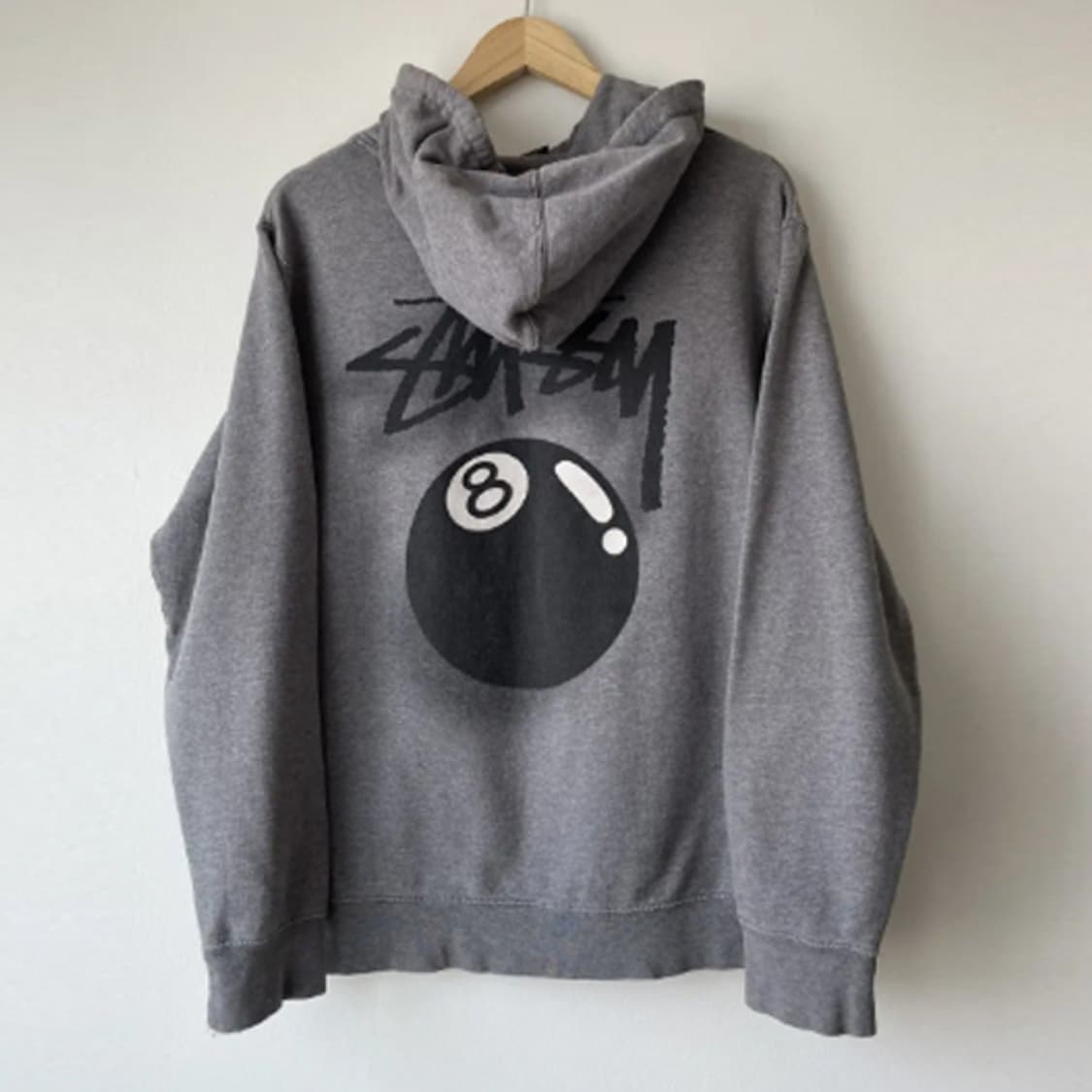 올드 스투시 에잇볼 후드 상품이미지2