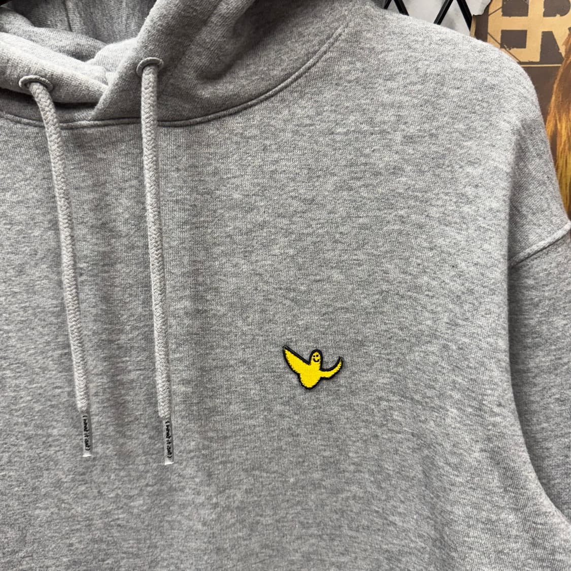 마크 곤잘레스 와릿이즌 후드티 전면 로고 포인트 그레이 상품이미지5