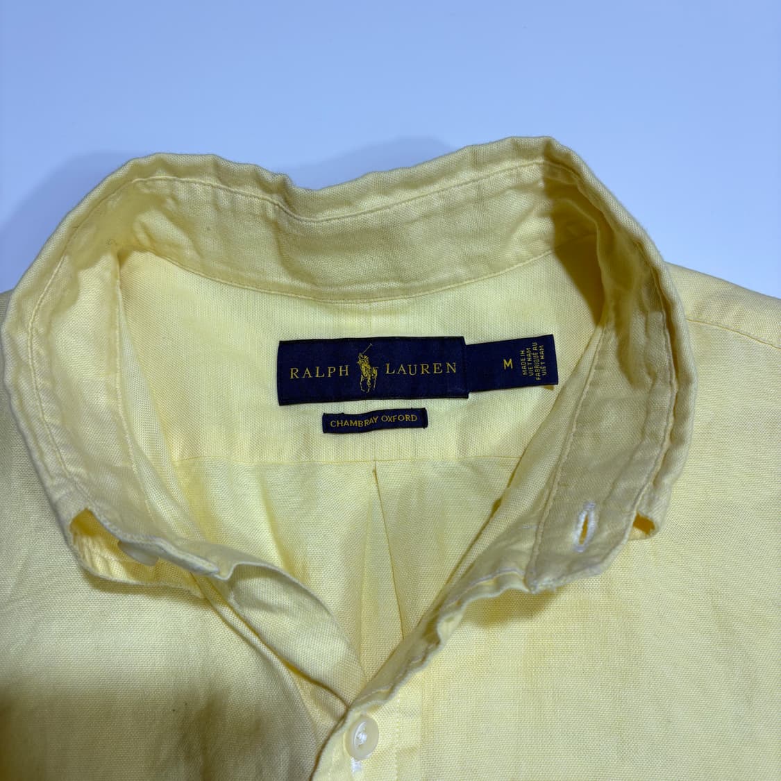 폴로 랄프로렌 옐로우 옥스포드 셔츠 상품이미지3