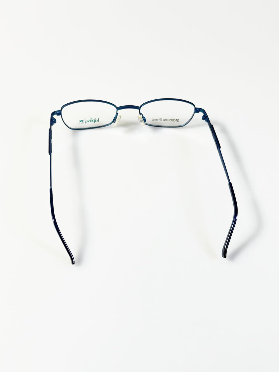 KIPLING 슬림 스퀘어 블루 메탈 프레임 빈티지 안경 상품이미지5