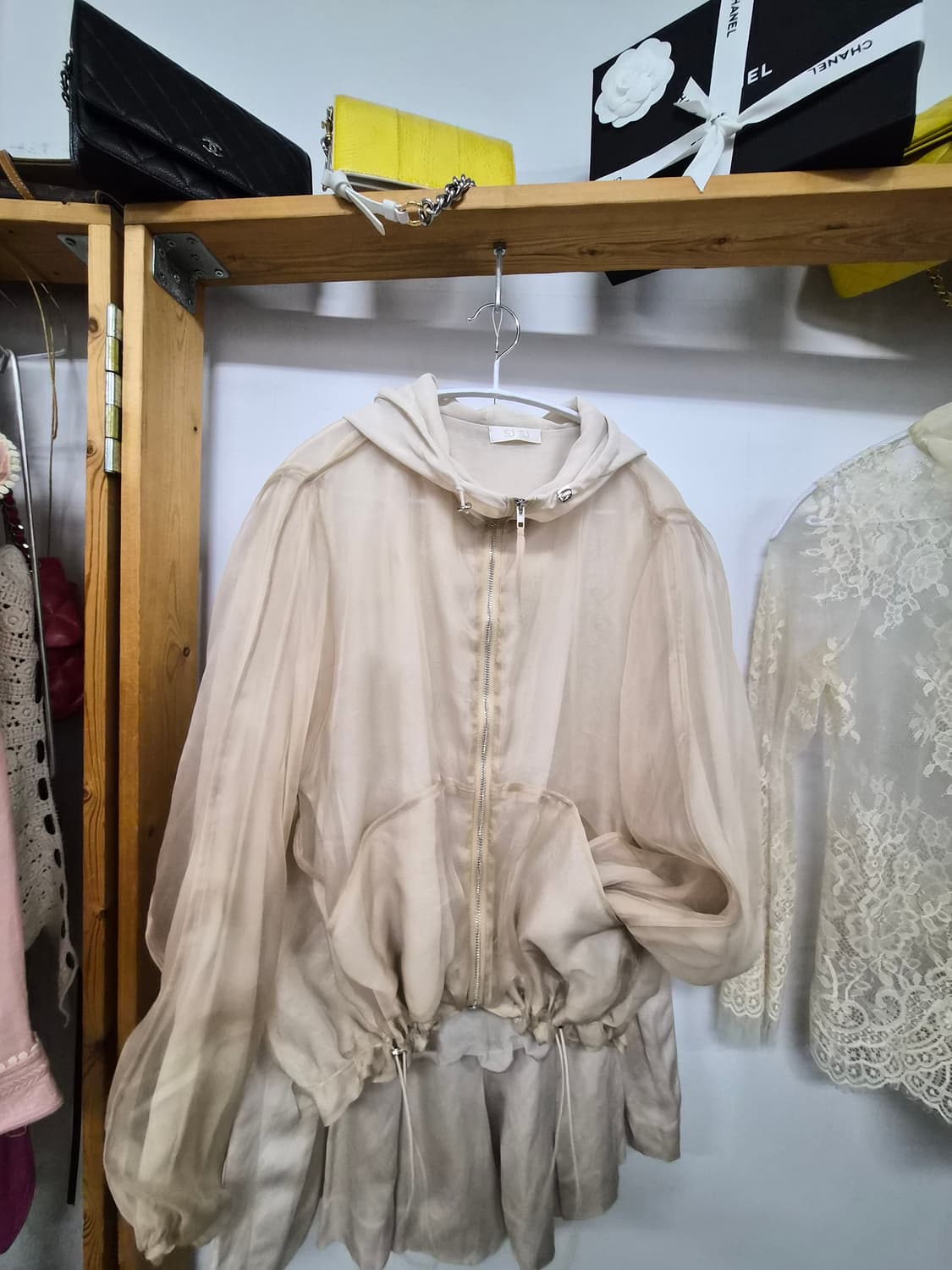 SJSJ 벌룬 후드 집업 상품이미지4