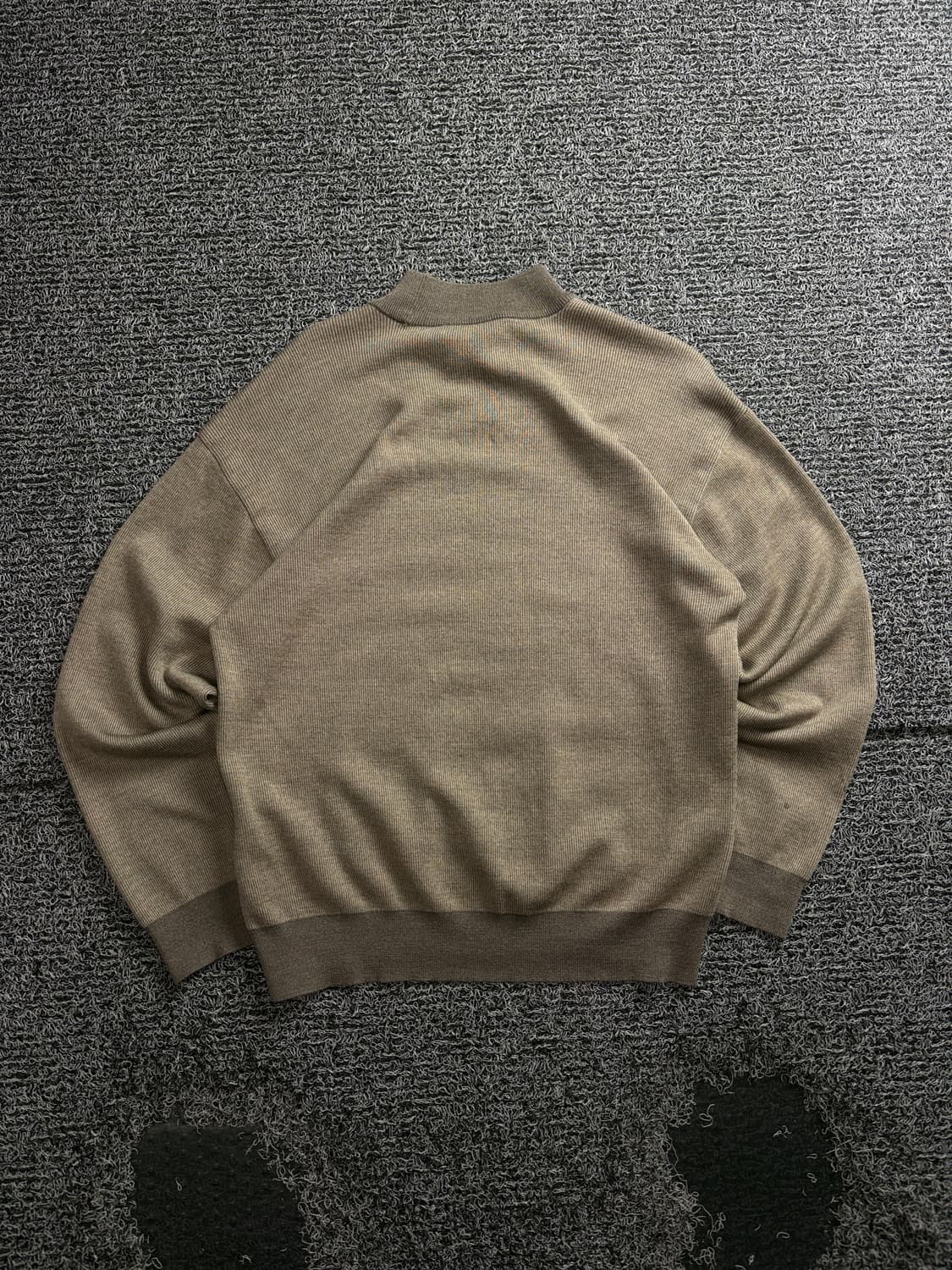 90s YSL 입생로랑 자수로고 반폴라 니트 3939 상품이미지5