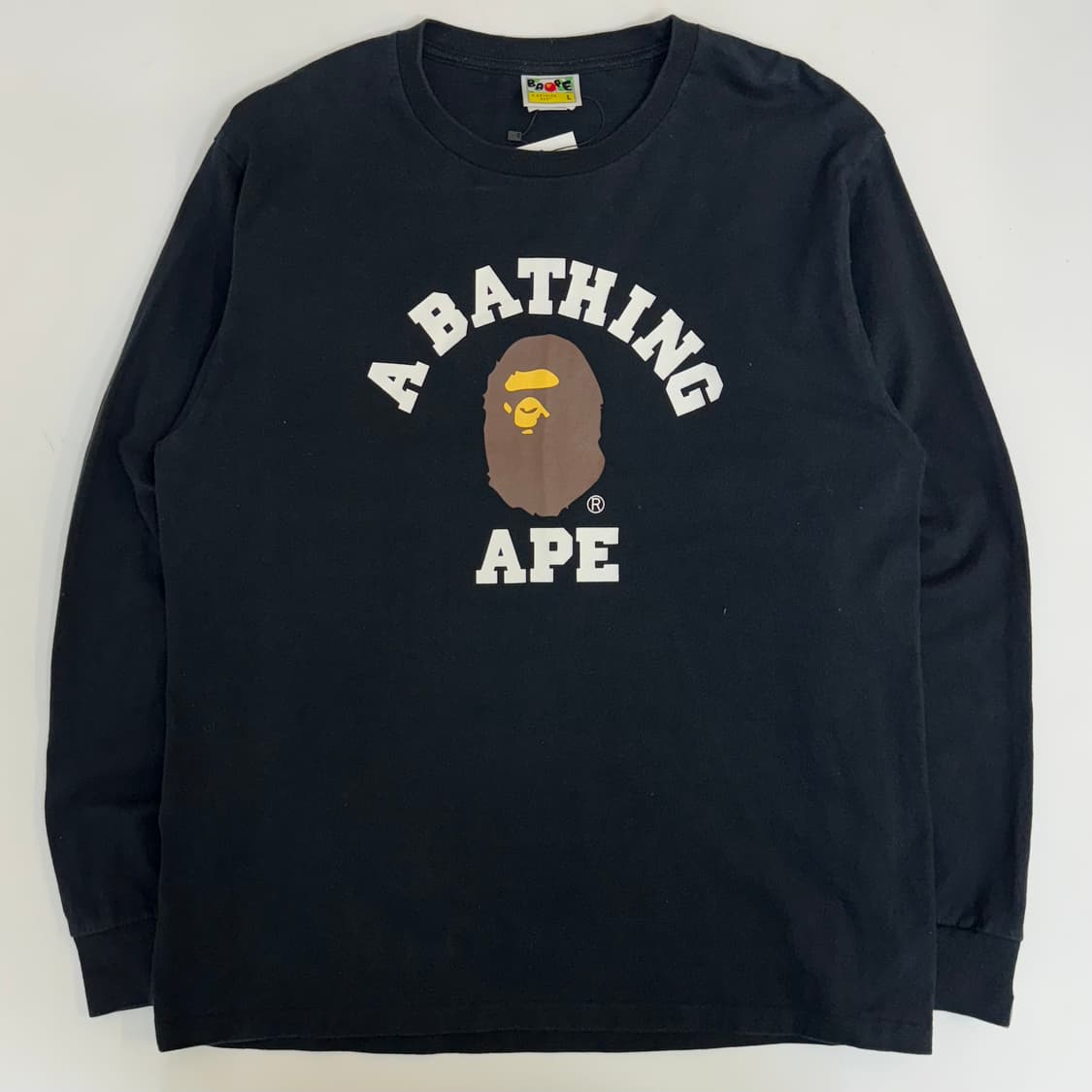 베이프 블랙 롱슬리브  상품이미지1