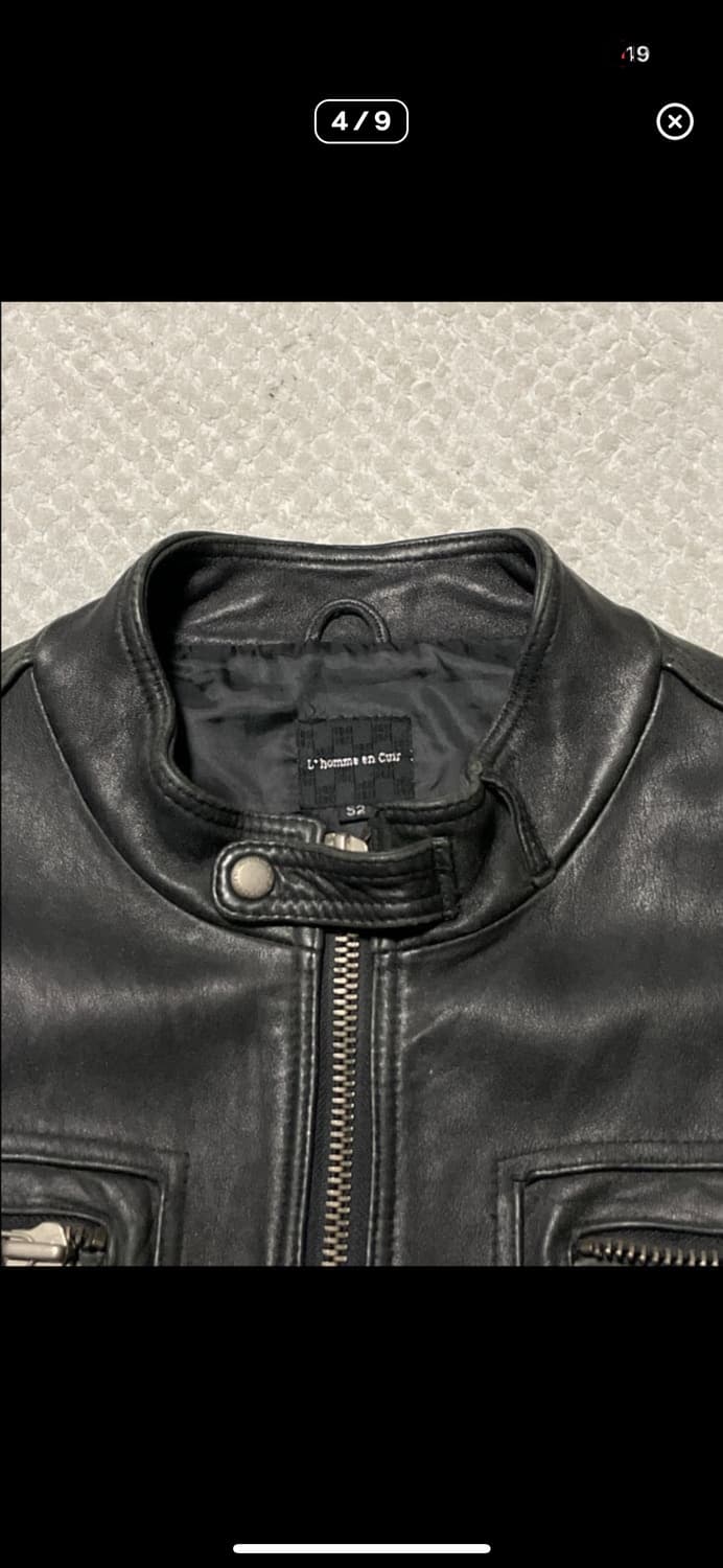 Leather L’homme en cuir 소가죽 레더자켓 상품이미지4