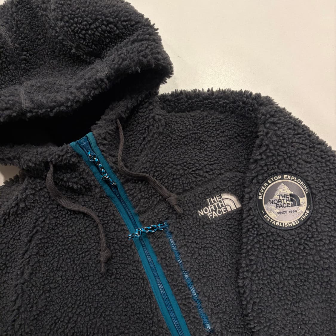 [XL] 노스페이스 후리스 후드집업 플레이그린 그레이 B509 상품이미지3