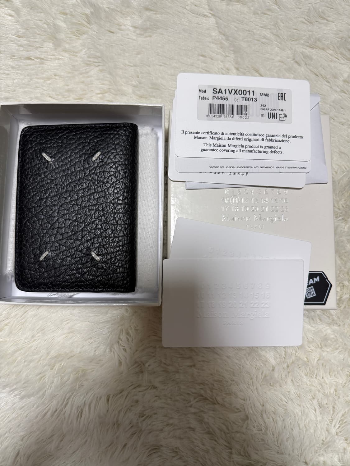 메종 마르지엘라 보빈 레더 카드 홀더 상품이미지1