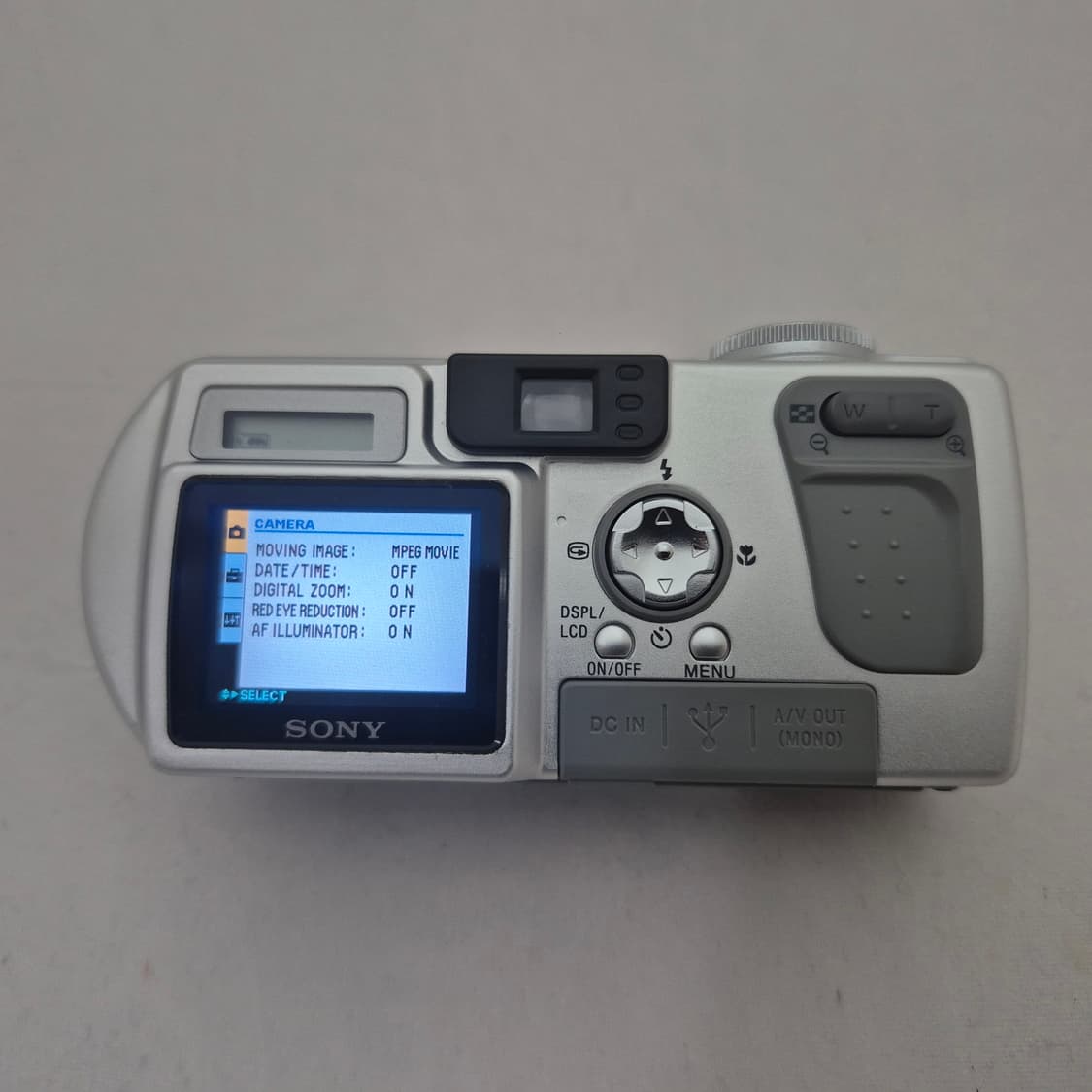 (신품급, 박스없는 풀셋)  소니 사이버샷 DSC-P5 카메라 상품이미지6