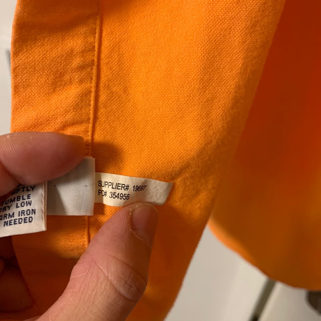 폴로 오렌지 셔츠 남방 상품이미지5